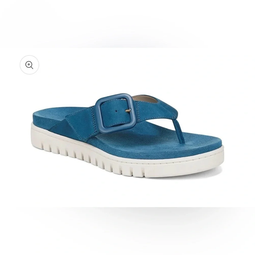 VIONIC Women's Uptown Marin Toe Post Sandal 11 Wide
